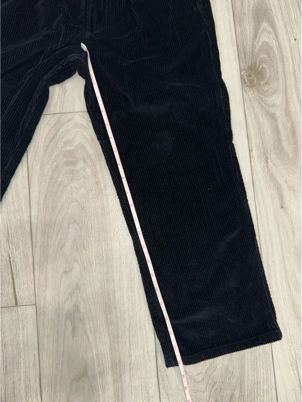Polo by Ralph Lauren Women's Black Corduroy Pants Size 18 Cotton Wide Leg